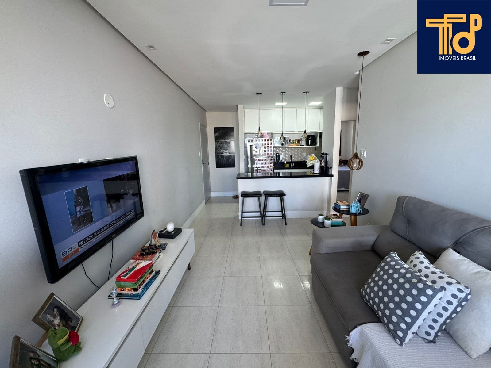 Apartamento na Pituba, Porteira fechada, prédio com infraestrutura de lazer, 1 dormitório com vaga