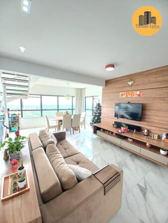Cobertura Duplex Vista Mar 3 Quartos Sendo 1 Suíte Na Paralela