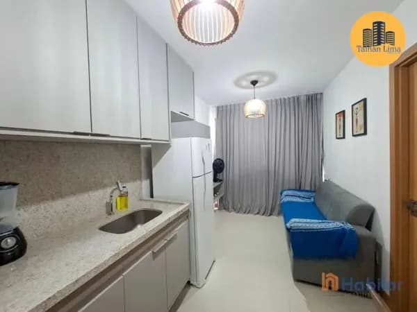 Apartamento na Barra, com 1 dormitorio, proximo a praia, prédio novo, reformado