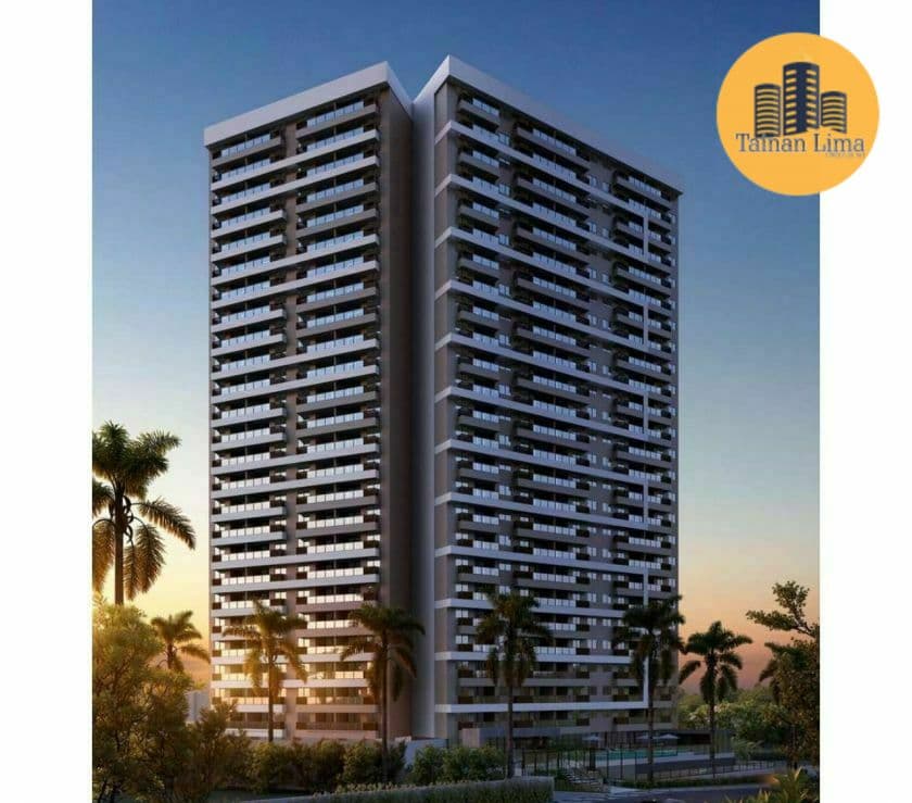Apartamento Padrão 1/4 frente Mar, com suite, ao lado do Hiper Ideal, Novo