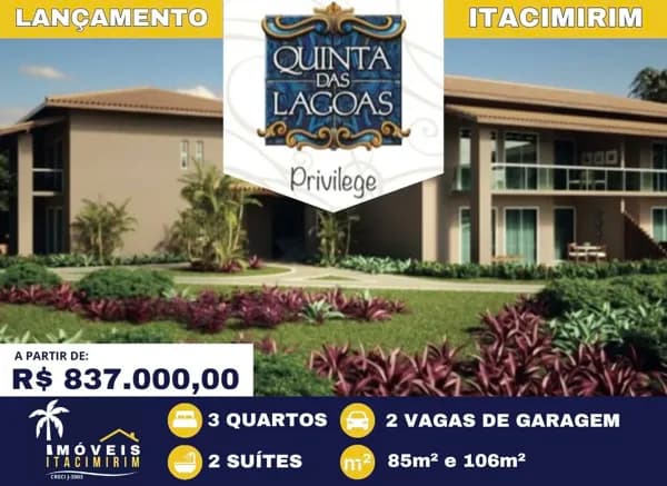 Apartamento à Venda em Itacimirim 3/4 Lançamento