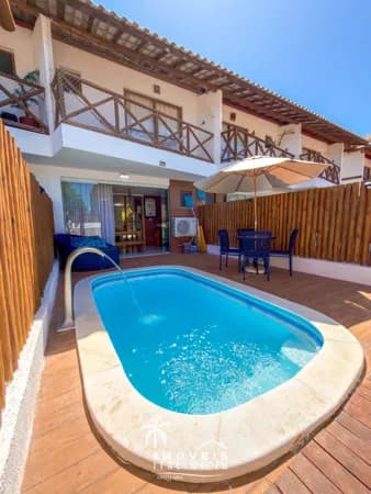 Apartamento 03 Quartos Térreo Duplex com Pisicina em Condomínio- Imbassaí