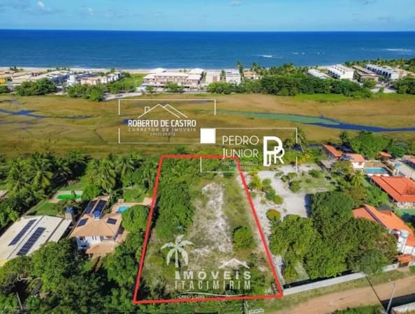 Terreno á Venda em Itacimirim 1.249 m2 100% Plano!