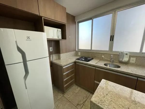 Apartamento mobiliado 1 quarto para locaçao no Funcionários