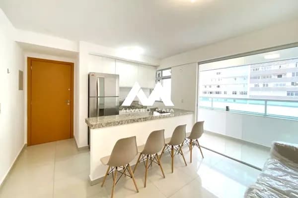 Apartamento semi mobiliado 1 quarto próximo ao Shopping Cidade