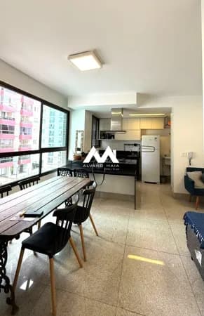 Apartamento mobiliado com 2 quartos para locação no Carmo