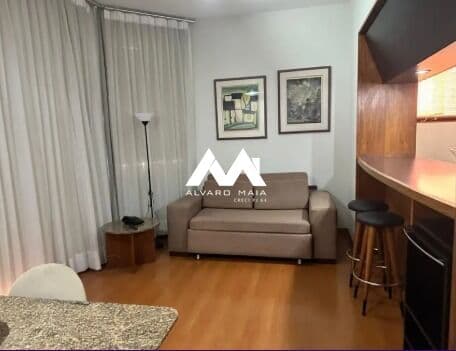 Apartamento de 1 quarto mobiliado no Funcionários próximo da Praça da Savassi.