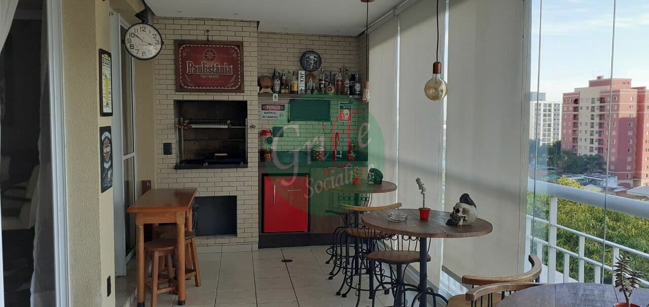 Ótimo Apartamento com Varanda Gourmet