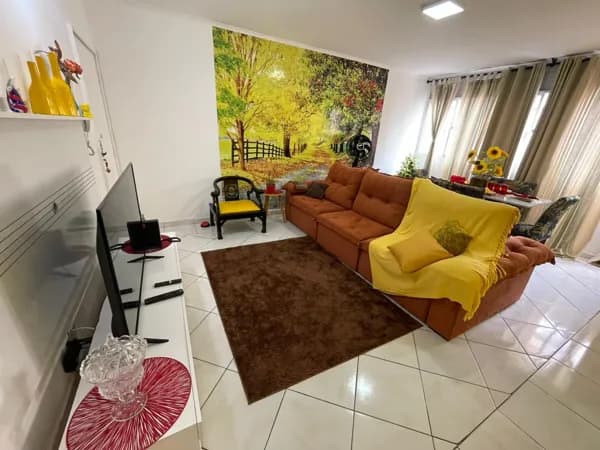 Apartamento 2 quartos amplo + Dependencia completa 1 vaga de garagem Prédio Frente MAR