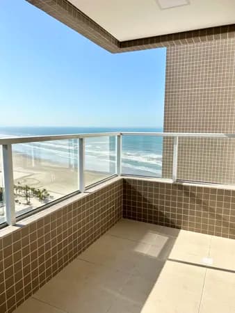 Apartamento Padrão 1 suite FRENTE MAR em Praia Grande