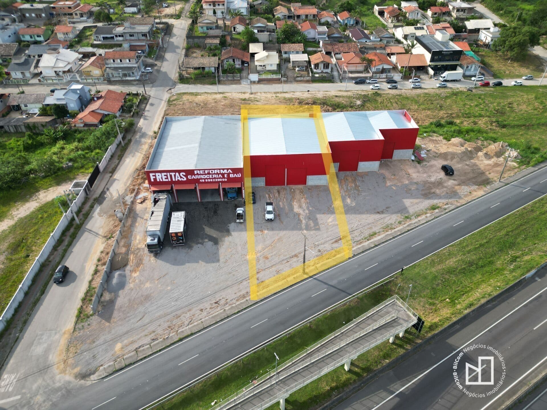 Galpão para locação as margens da BR 101 | Tubarão.