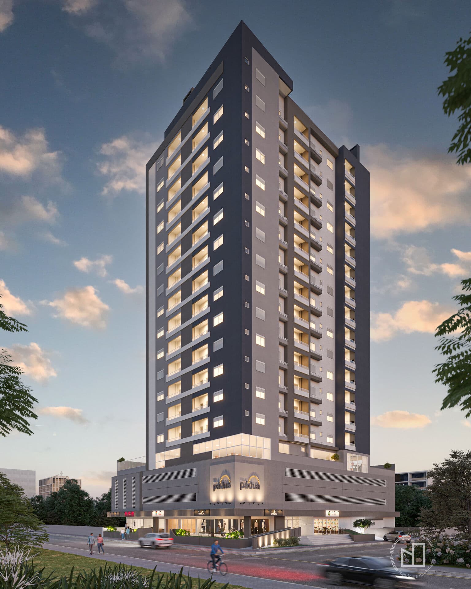 Torre Di Pádua | Apartamento na planta com 02 dormitórios no bairro Dehon