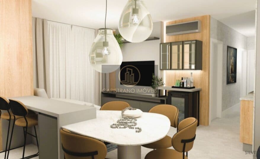 Apartamento com 03 dormitórios, todo mobiliado, equipado e decorado!
