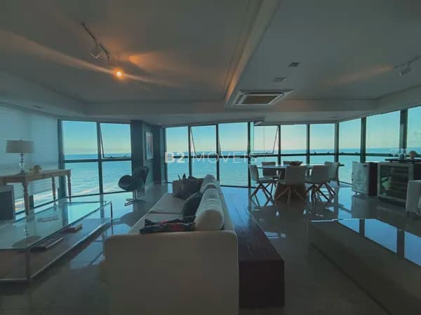 Apartamento frente mar no Veronese com 210m² e 3 suítes