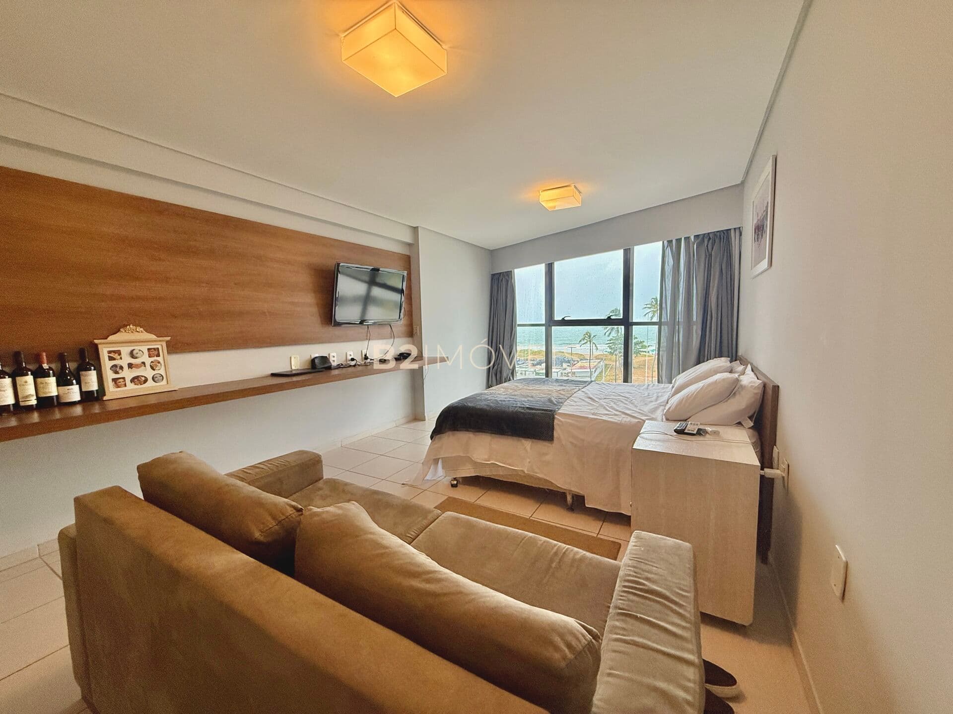Flat mobiliado à venda no Transamérica Prestige, Boa Viagem, frente mar