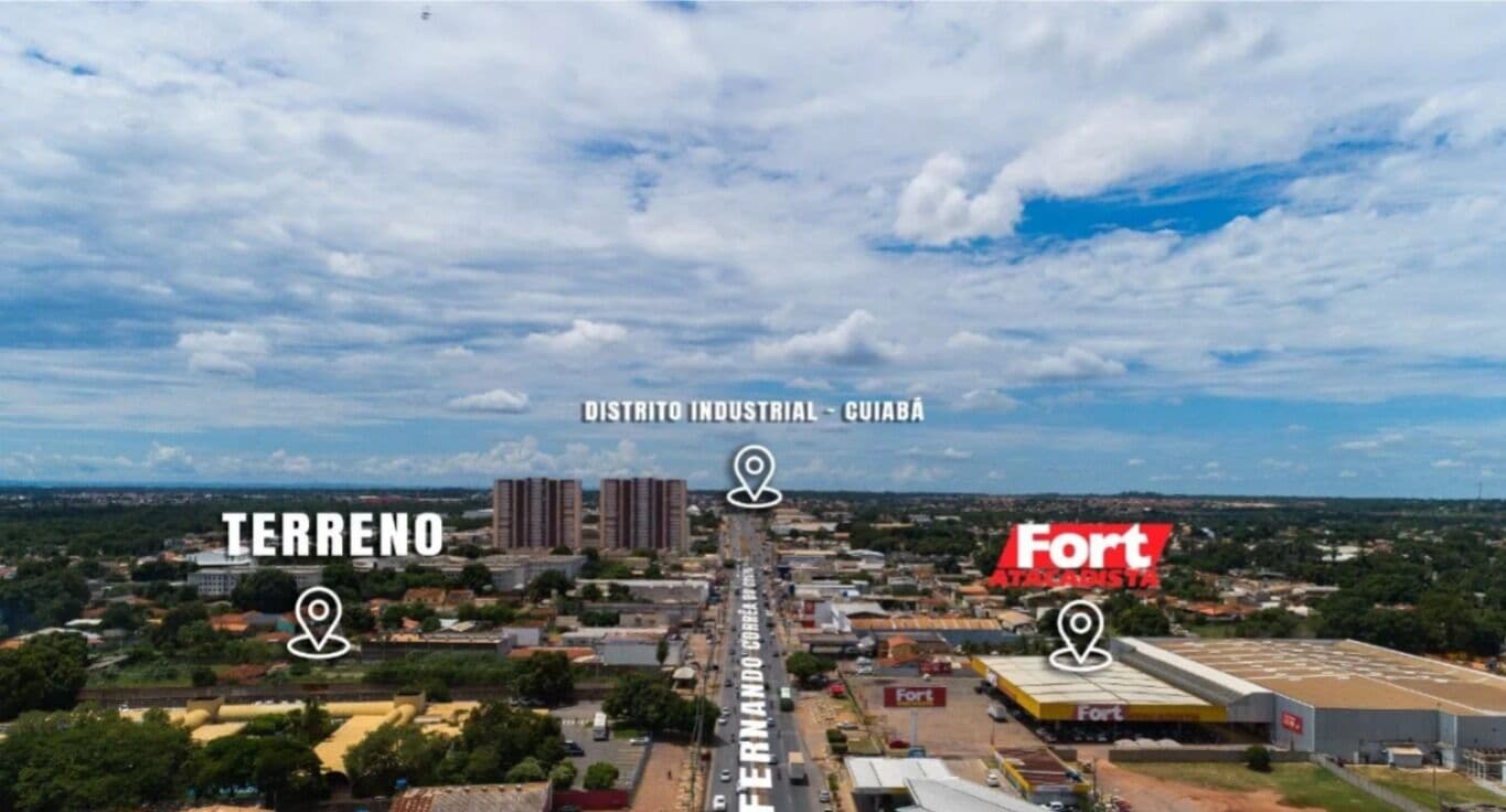Área à venda na Av Fernando Corrêa