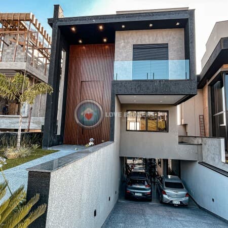 Casa Triplex Alto Padrão Para Venda No Condomínio Aruã Brisas Em Mogi