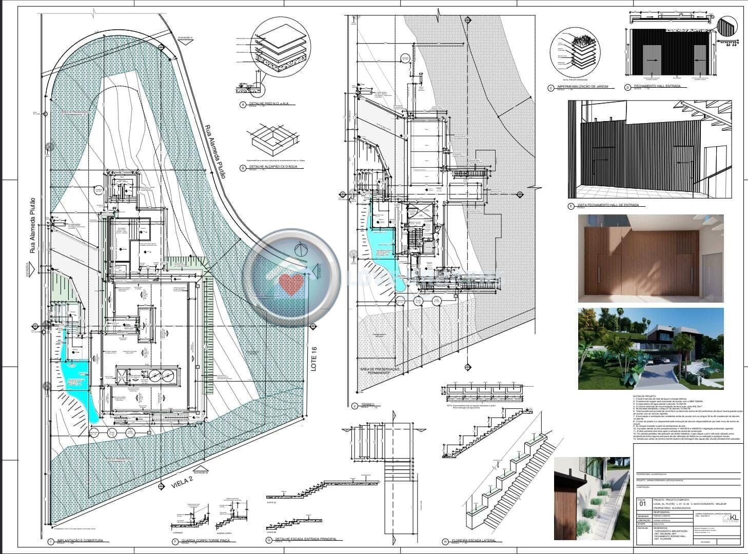 Terreno com projeto aprovado a venda no Condomínio Hills l, ll - Arujá/SP