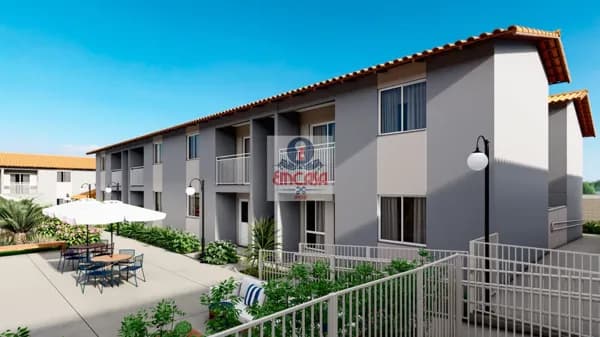 Casa com área privativa ou opção de sacasa