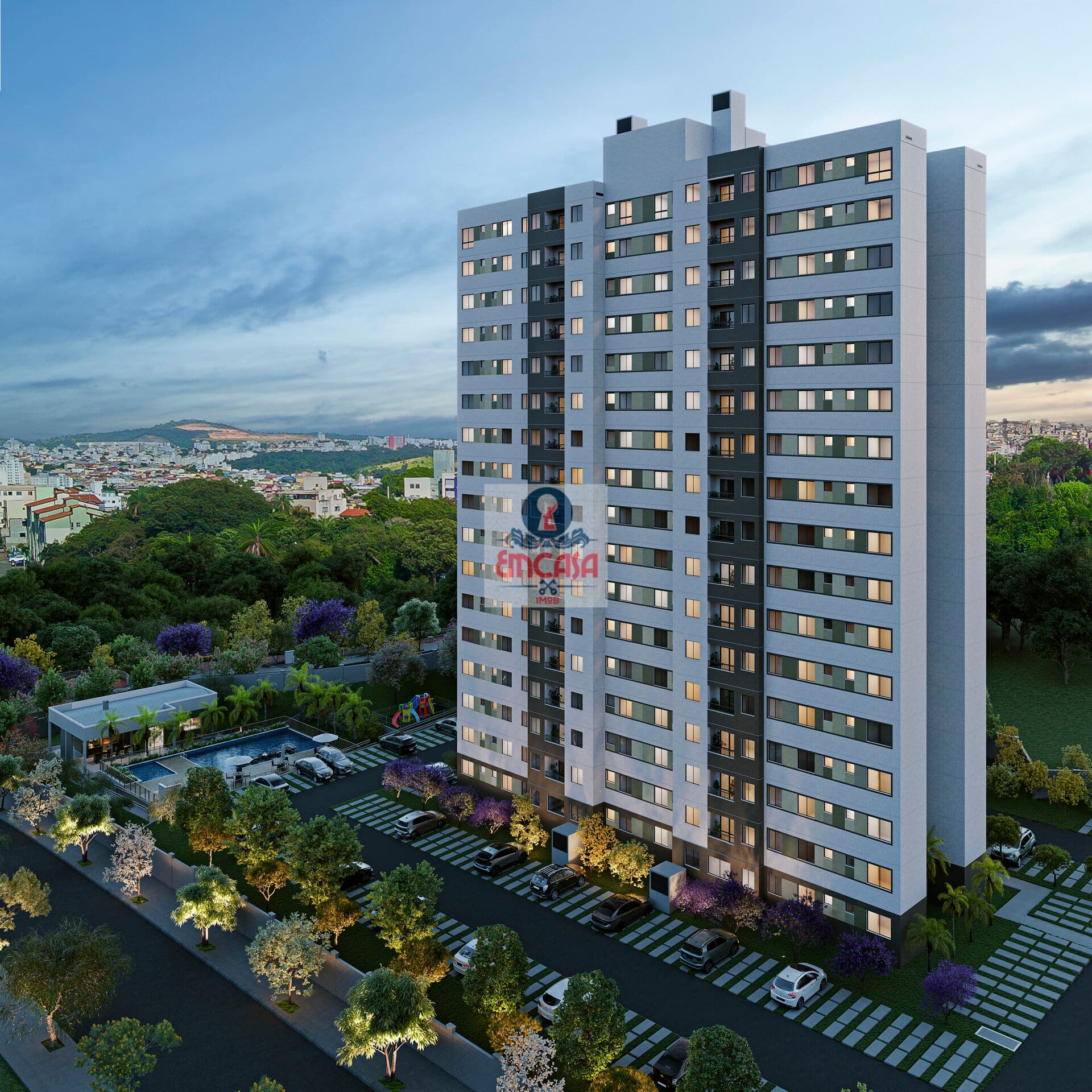 Apartamento com suíte e varanda!