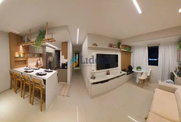 Apto totalmente mobiliado - 75m² - 2 quartos - em Intermares, Cabedelo/PB