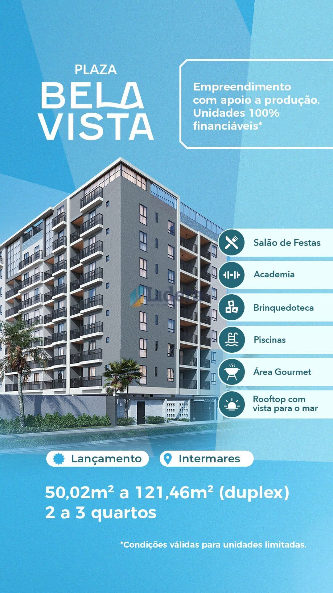 Apto - 2 Quartos - 1 Suíte - 50,24 m² - Intermares, Cabedelo/PB