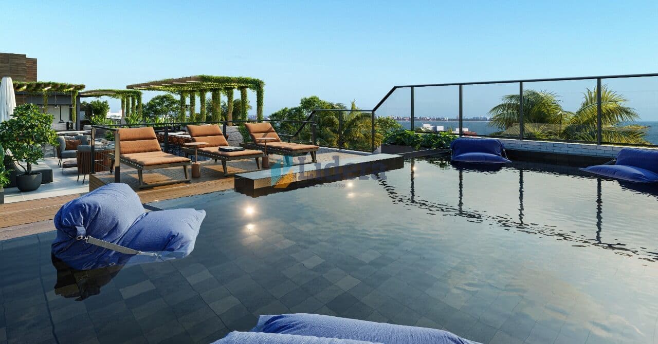 Flat -24.96 m² - Cabo Branco, João Pessoa/PB