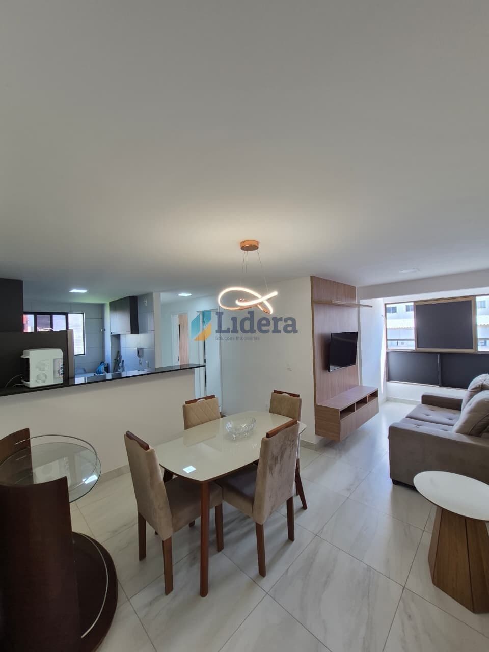 Apto mobiliado - 53.16m² - 2 quartos - 1 suite - em Ponta de Campina, Cabedelo/PB