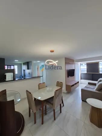 Apto mobiliado - 53.16m² - 2 quartos - 1 suite - em Ponta de Campina, Cabedelo/PB