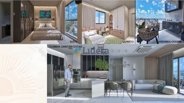 Apto - 1 Quarto - 37,10 m² - Intermares, Cabedelo/PB