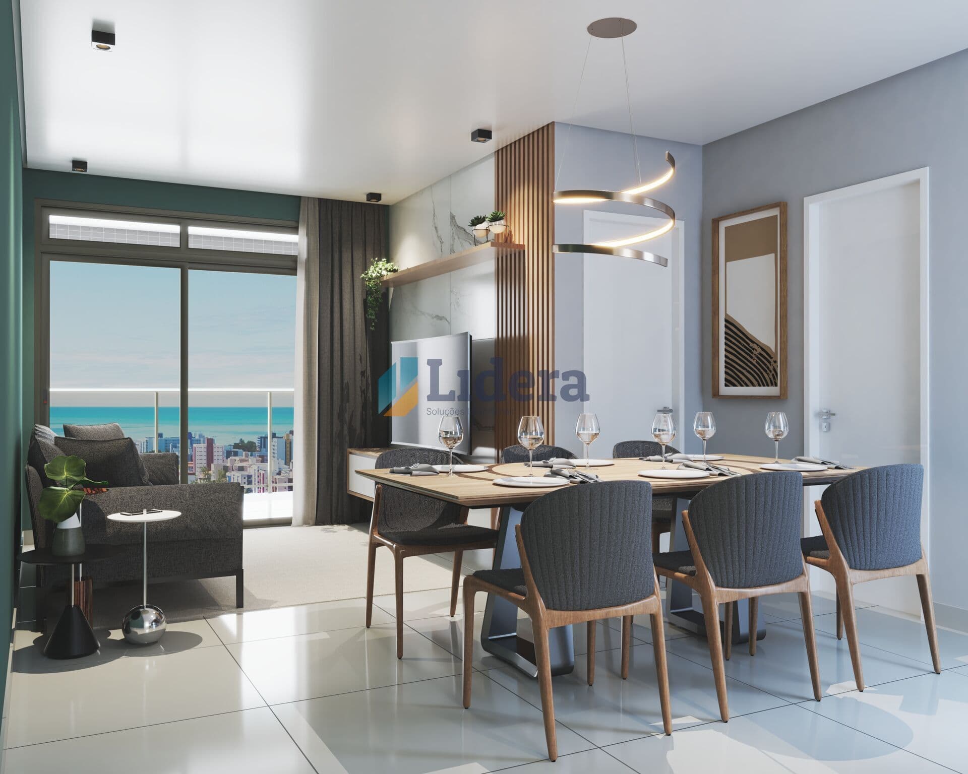 Apto cobertura com 2 vagas de garagem - 158.56m²- 3 quartos - 2 suites- Bessa, João Pessoa/PB