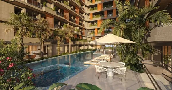 Apartamento a menos de 400 metros da praia