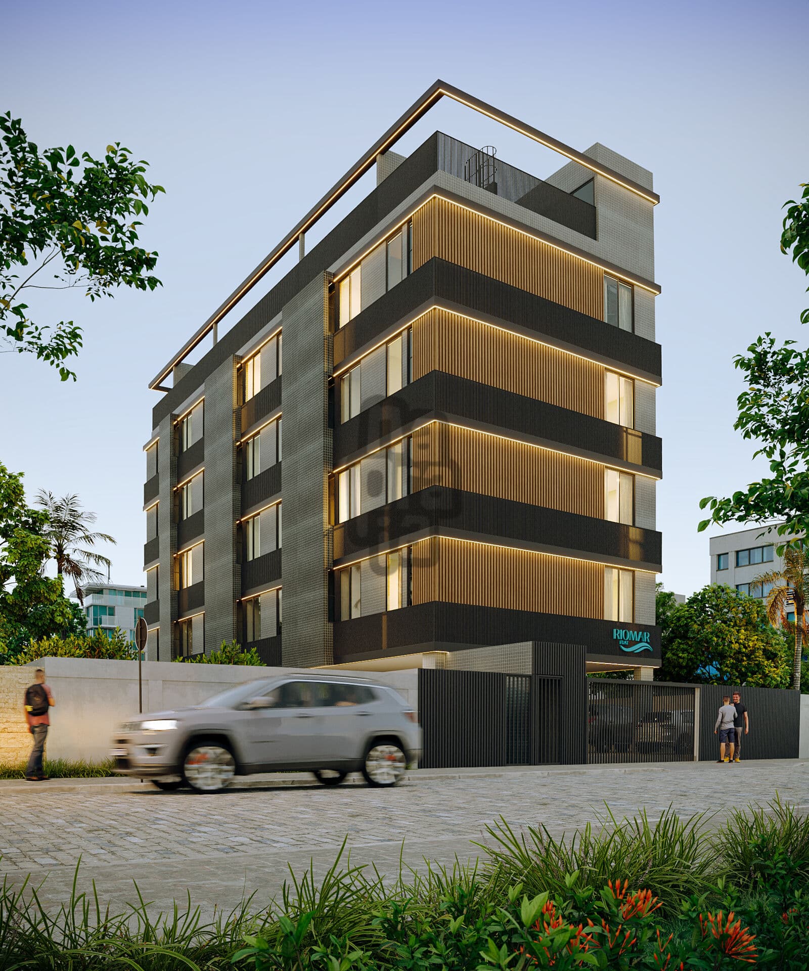 Flat a poucos passos da praia de Intermares