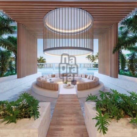 Apartamento de alto padrão à beira-mar, frente para o mar