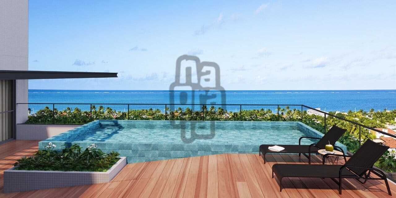 Apartamento à 200 metros do mar.