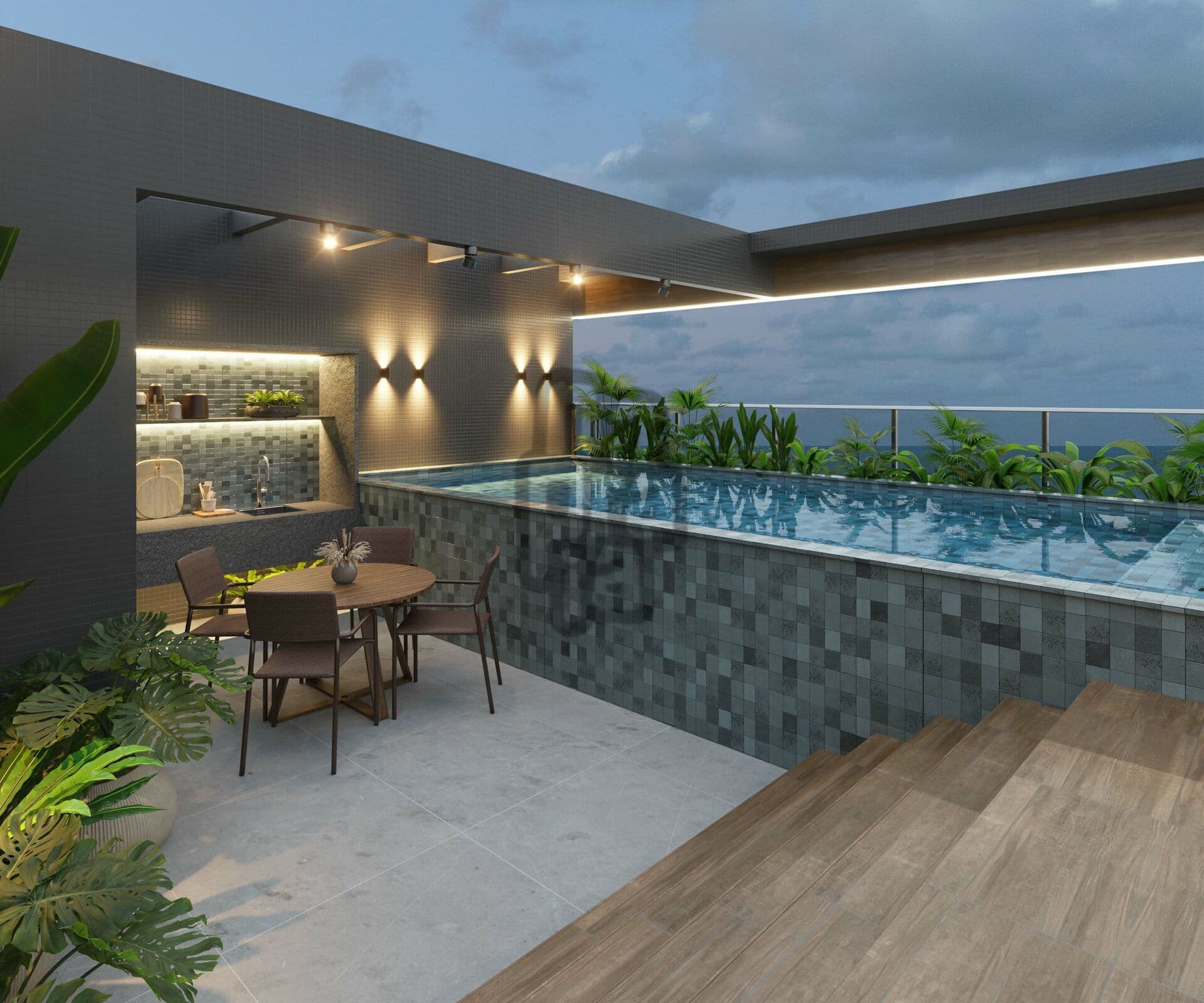 Apartamento localizado a menos de 300 metros do mar
