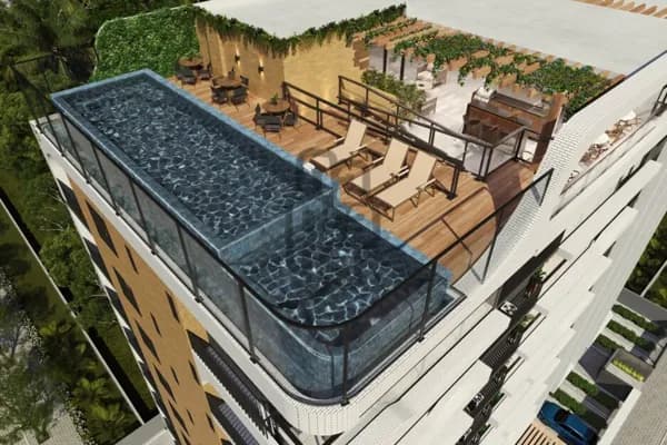 Apartamento de alto padrão a menos de 300 metros do mar
