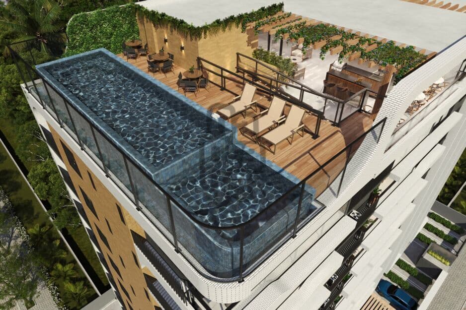 Apartamento de alto padrão a menos de 300 metros do mar