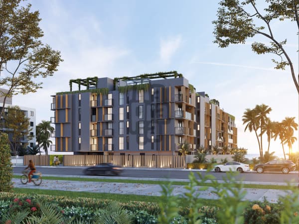 Apartamento de alto padrão pé na areia