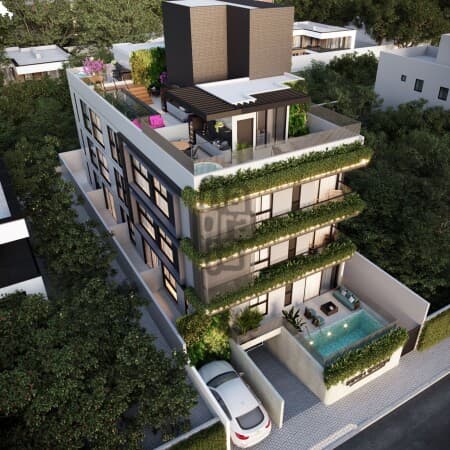 Apartamento com 01 quarto a 150 metros do mar