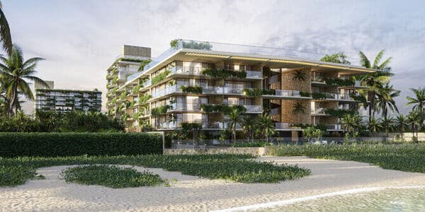 Apartamento de alto padrão pé na areia