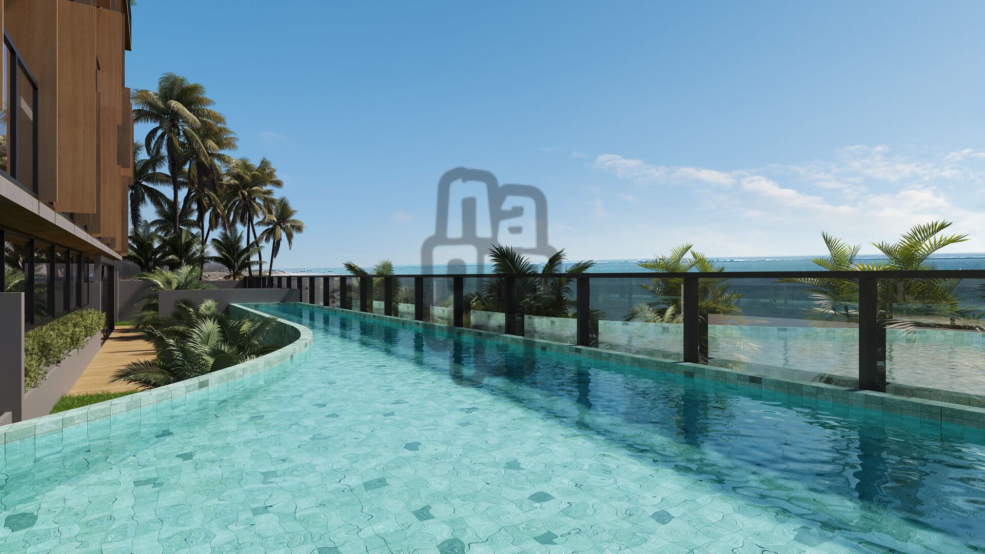 Apartamento de alto padrão, pé na areia em Areia Dourada