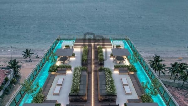 Apartamento de alto padrão à beira- mar