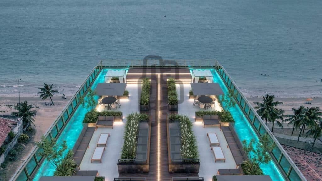 Apartamento de alto padrão à beira- mar