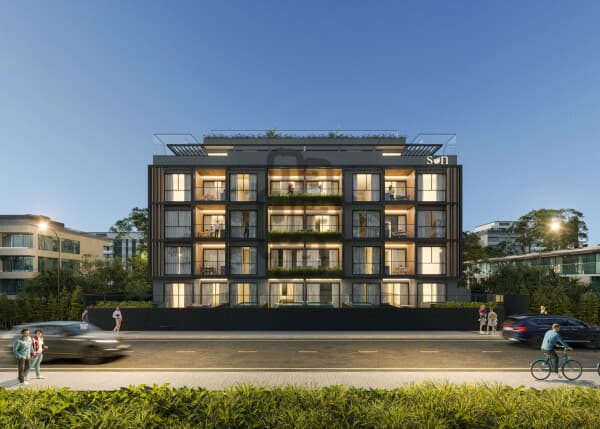 Apartamento à beira-mar