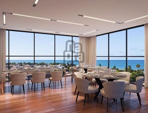 Apartamento à 200 metros do mar.