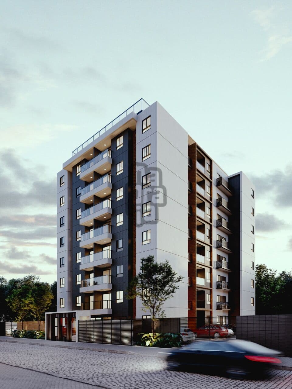 Apartamento padrão com 03 quartos