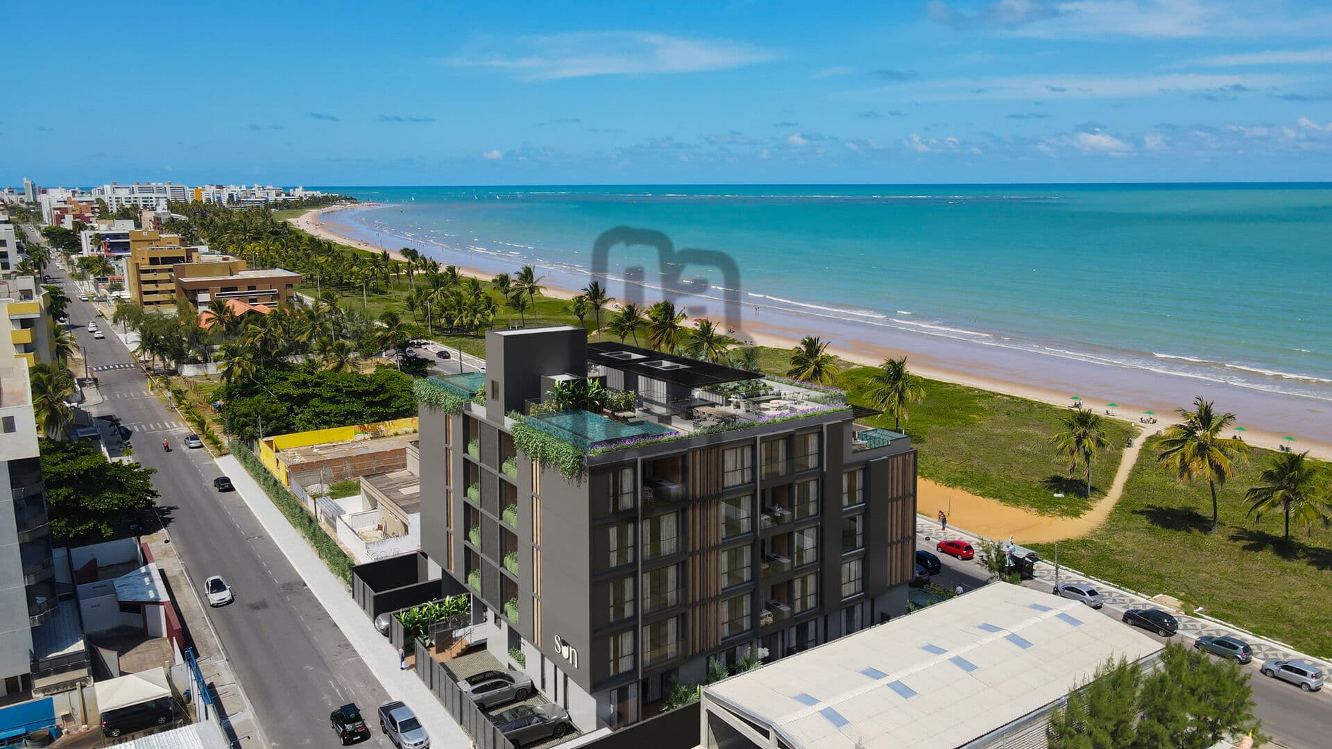 Apartamento à beira-mar