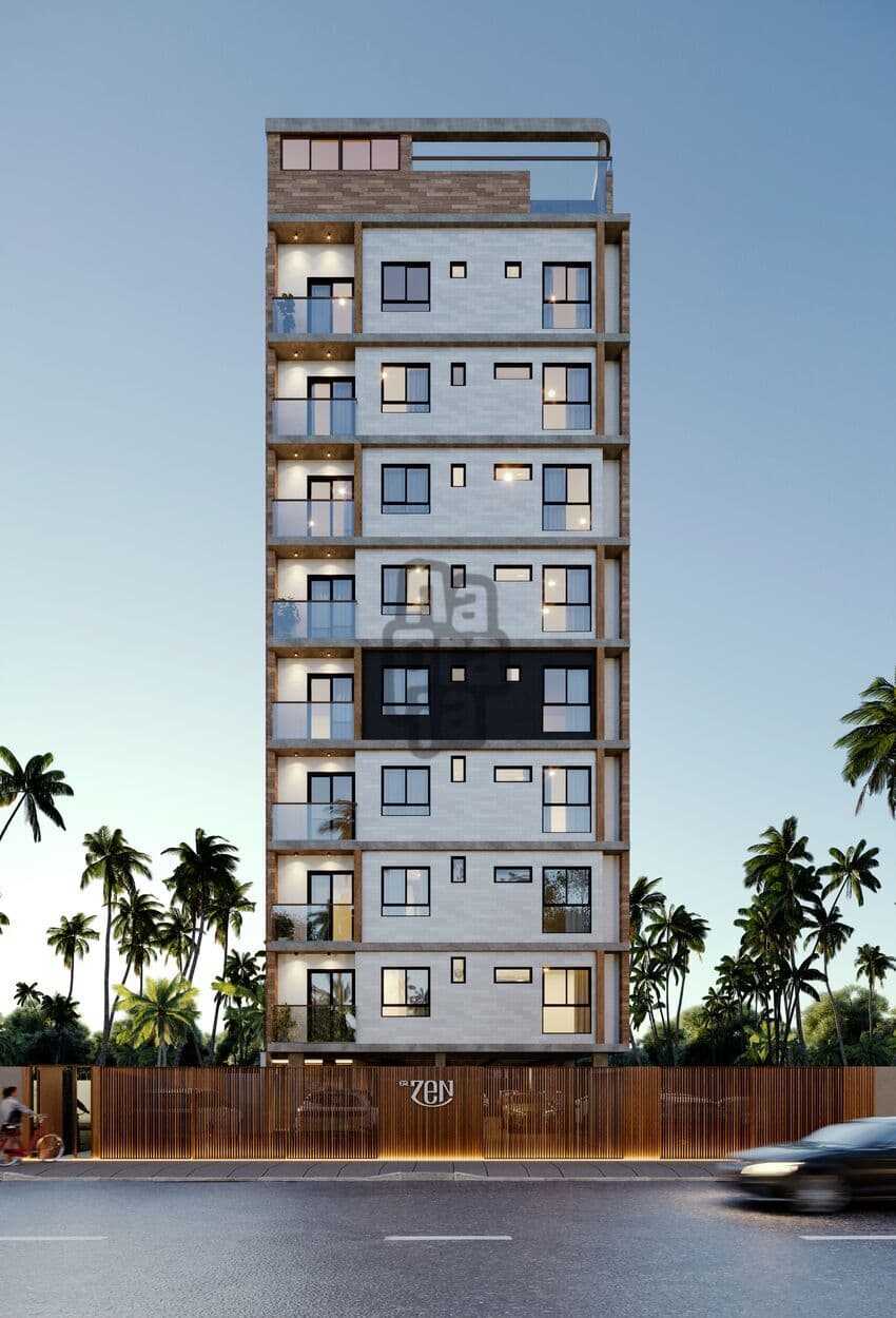 Apartamento pronto para morar a 130 metros da praia de Intermares