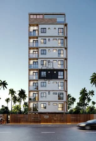 Apartamento pronto para morar a 130 metros da praia de Intermares